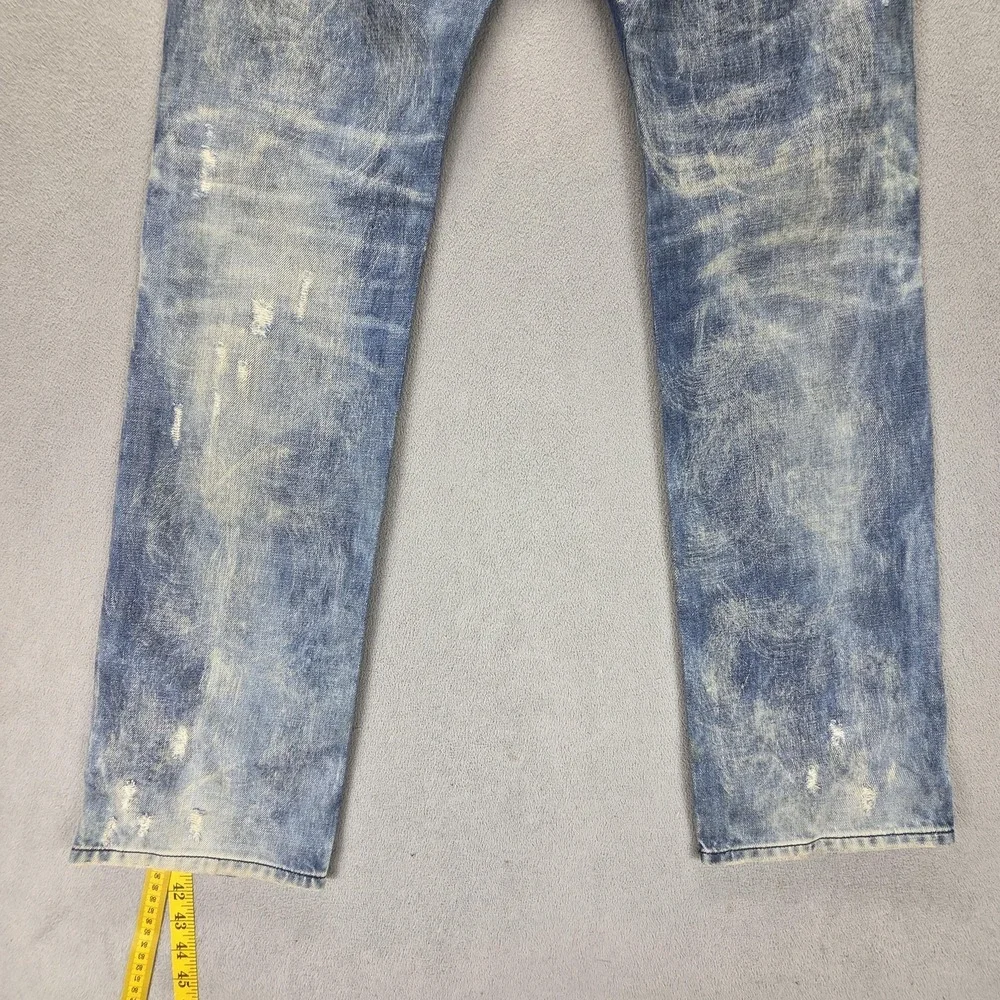 Diesel Jeans Mens 31x32 Blue Safado Regular Slim Straight Button Fly Italy 0886P